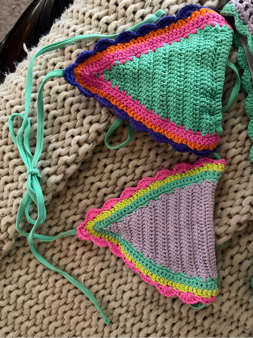 BeachRiot Crochet  Bikini- Winona top and Wyatt Bottoms - Picture 4 of 9